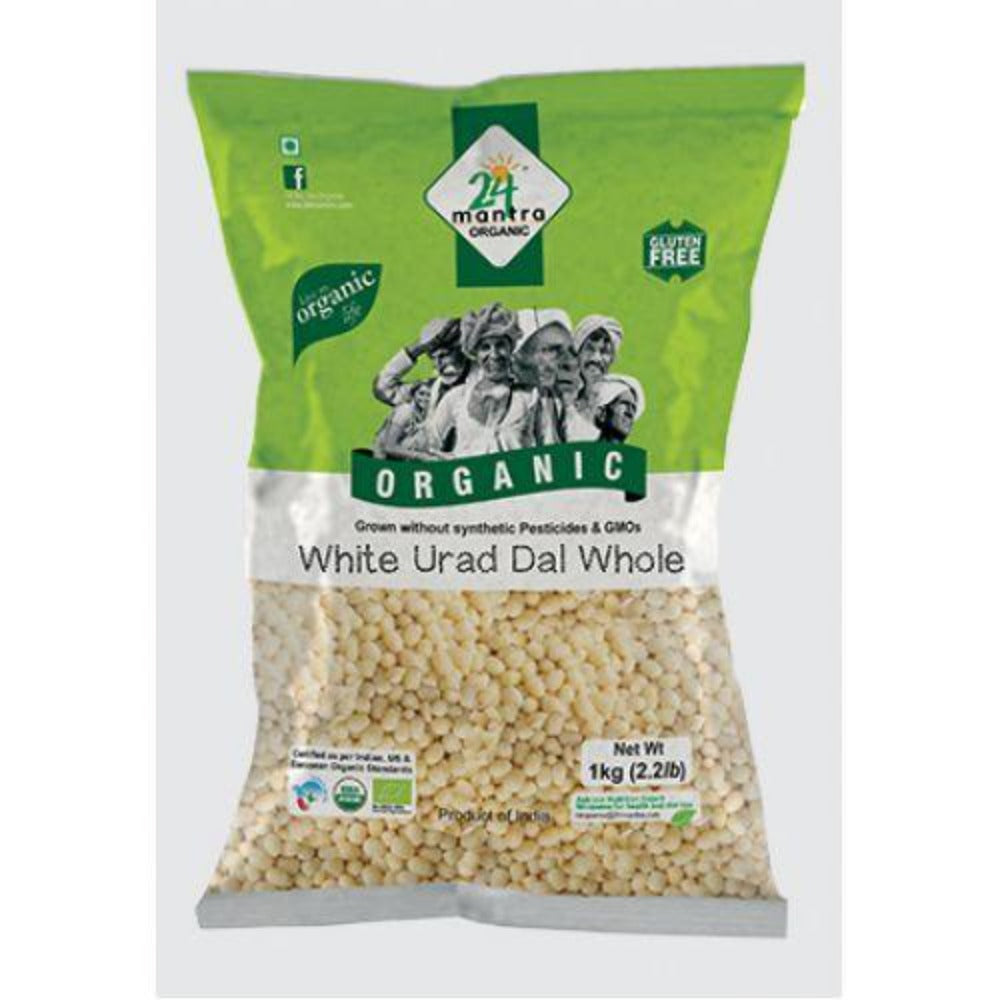 24 mantra Organic Urad Dal Whole Gota Without Skin