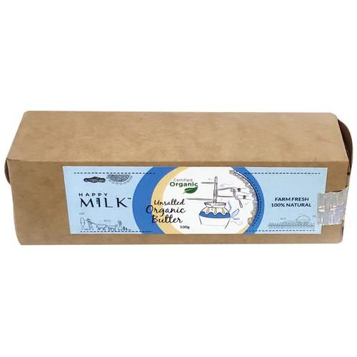 Happy Milk Organic Unsalted Butter Box