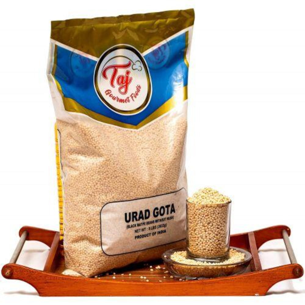 TAJ Premium Indian Urad Whole Gota, Black Lentils