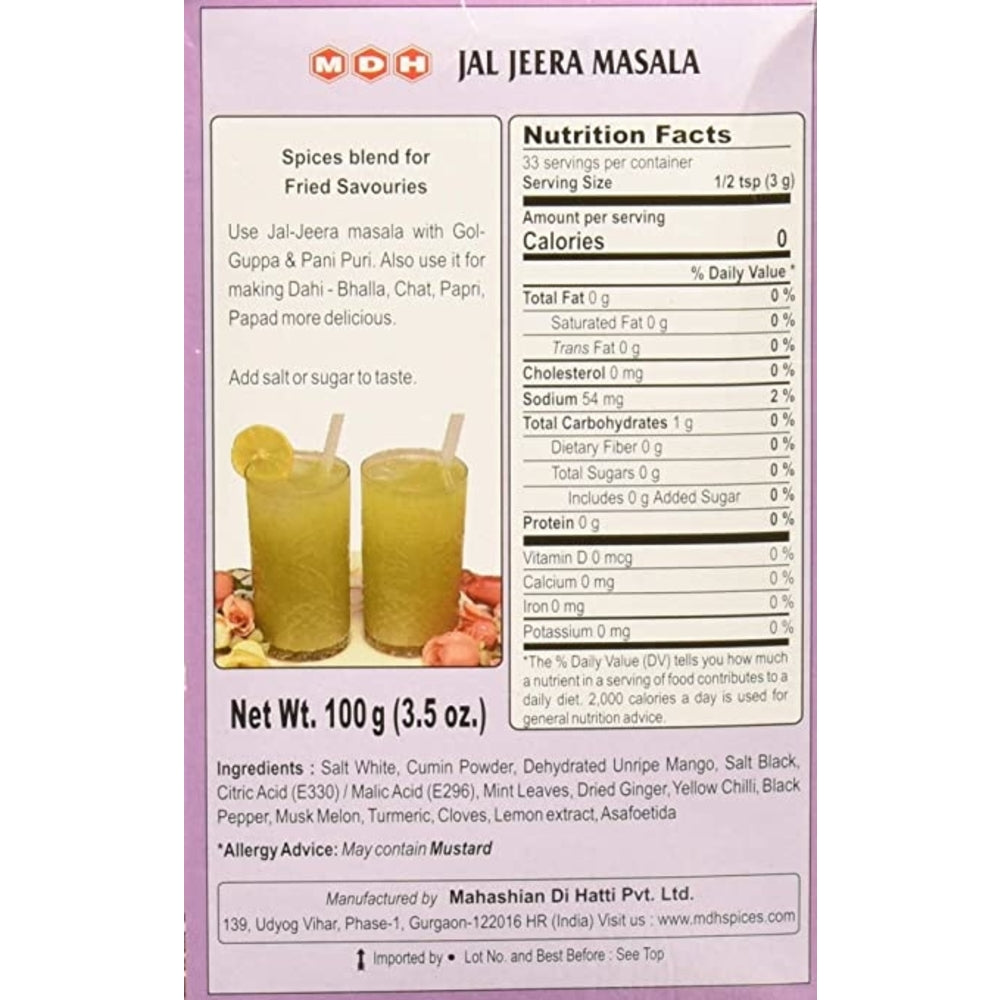Mdh Jal Jeera Masala 100g