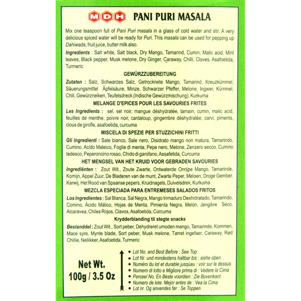 Mdh Pani Puri Masala 100g
