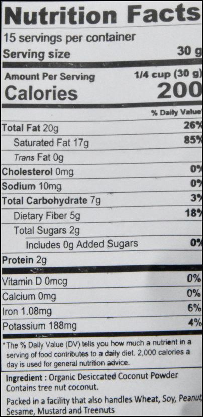 24 MANTRA ORGANIC Organic Desiccated Coconut Powder