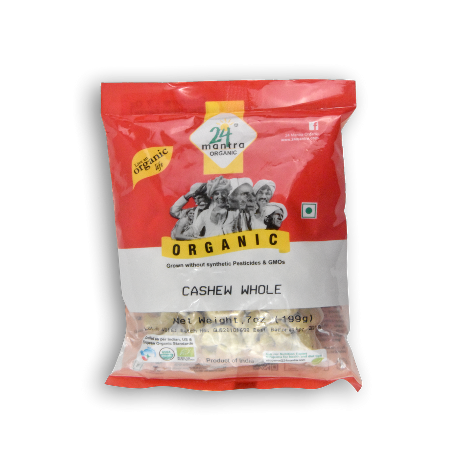 24 MANTRA ORGANIC Organic Cashew Whole