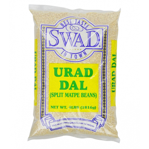 Swad Urad Dal Matpe Beans, Split, 4 Pound