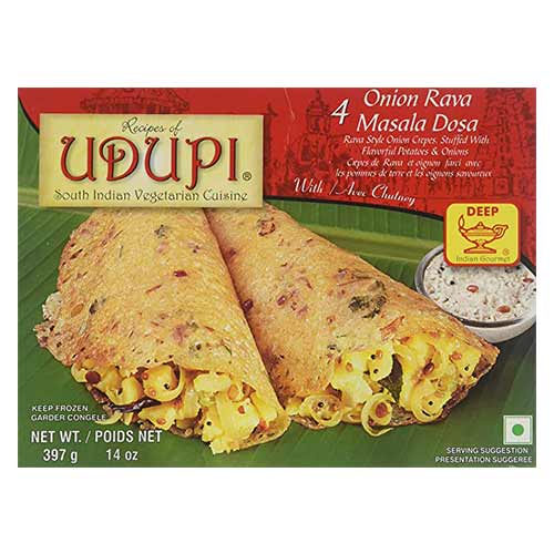 Udupi Onion Rava Masala Dosa
