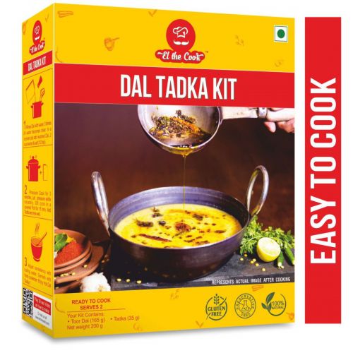 EL The Cook | Dal Tadka Kit with Readymade Tadka (All Natural, Gluten Free)