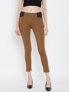 TRIYA RAS Premium Ankle Length Women Jegging (with Strip Design)