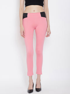 TRIYA RAS Premium Ankle Length Women Jegging (with Strip Design)