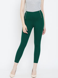 TRIYA RAS Premium Ankle Length Women Jegging (with Zip Pockets)