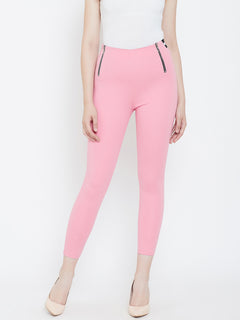 TRIYA RAS Premium Ankle Length Women Jegging (with Zip Pockets)