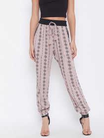 TRIYAA RAS Women's Printed Pattern Joggers Regular Fit (Casual Wear)