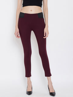 TRIYA RAS Premium Ankle Length Women Jegging (with Strip Design)