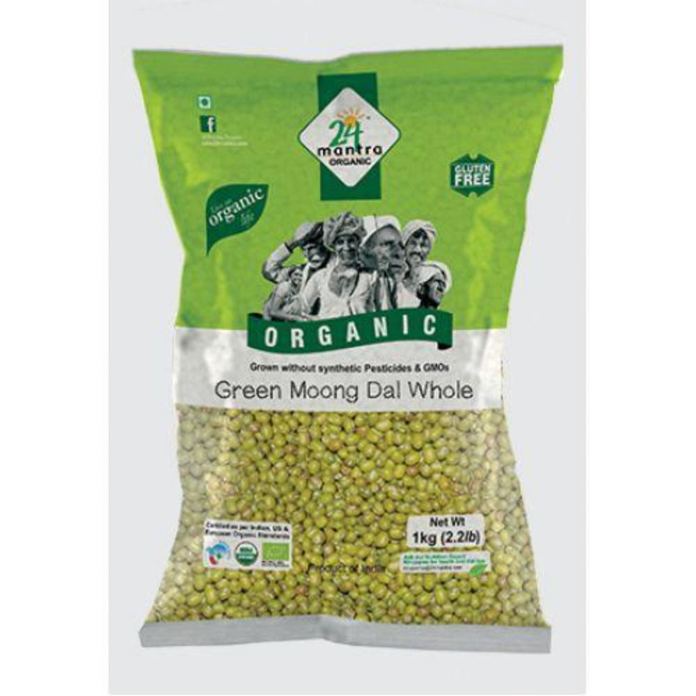 24 mantra Organic Moong Dal whole With Skin