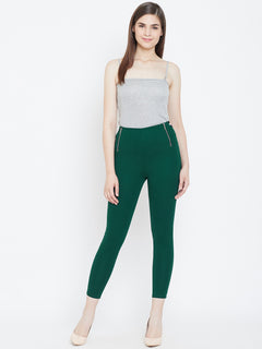 TRIYA RAS Premium Ankle Length Women Jegging (with Zip Pockets)