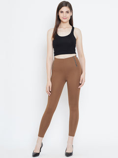 TRIYA RAS Premium Ankle Length Women Jegging (with Zip Pockets)