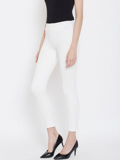 TRIYA RAS Premium Ankle Length Women Jegging (with Strip Design)