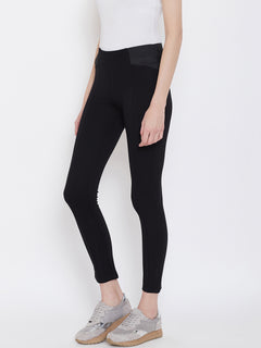 TRIYA RAS Premium Ankle Length Women Jegging (with Strip Design)