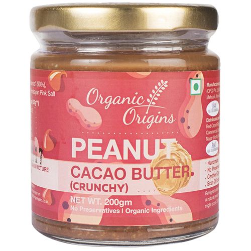 Organic Origins Peanut Butter - Cacao Crunchy