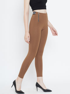 TRIYA RAS Premium Ankle Length Women Jegging (with Zip Pockets)