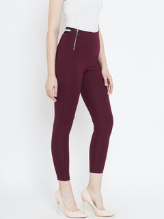 TRIYA RAS Premium Ankle Length Women Jegging (with Zip Pockets)