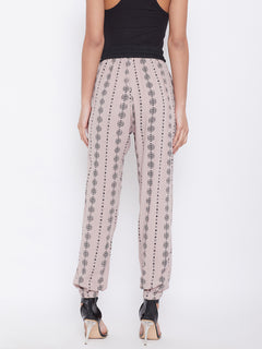 TRIYAA RAS Women's Printed Pattern Joggers Regular Fit (Casual Wear)