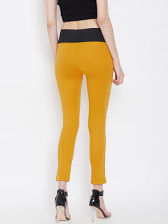 TRIYA RAS Premium Ankle Length Women Jegging (with Strip Design)