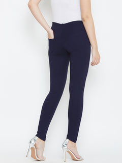 TRIYA RAS Premium Ankle Length Women Jegging (With Back Pockets)