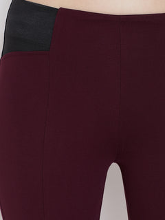 TRIYA RAS Premium Ankle Length Women Jegging (with Strip Design)