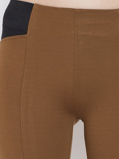 TRIYA RAS Premium Ankle Length Women Jegging (with Strip Design)