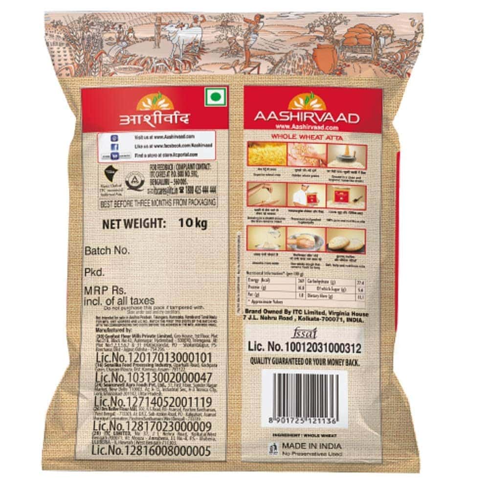 Aashirvaad 100% Whole Wheat Atta