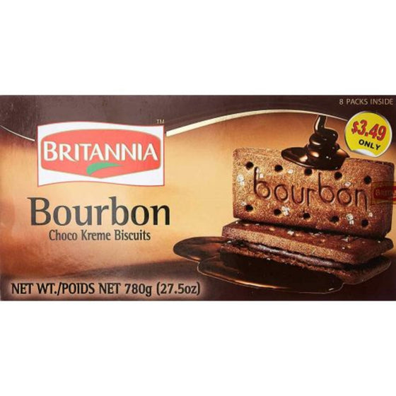 Britannia Bourbon 8 Packs