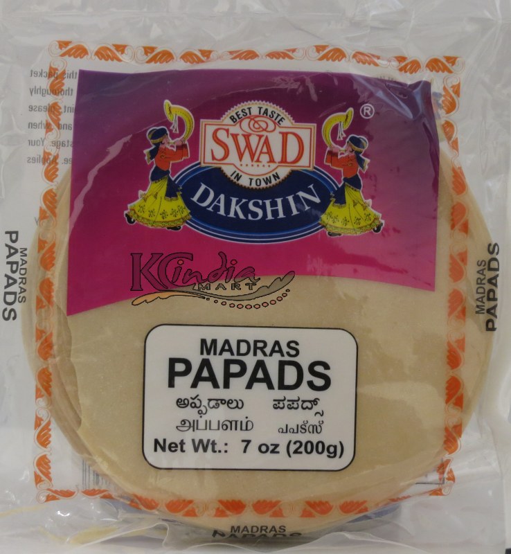 Swad Madras Papad 200g