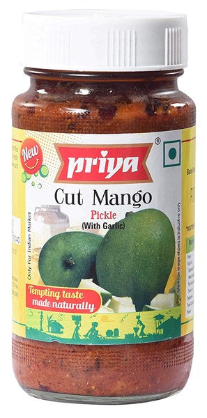 Priya Cut Mango Pickle With Garlic