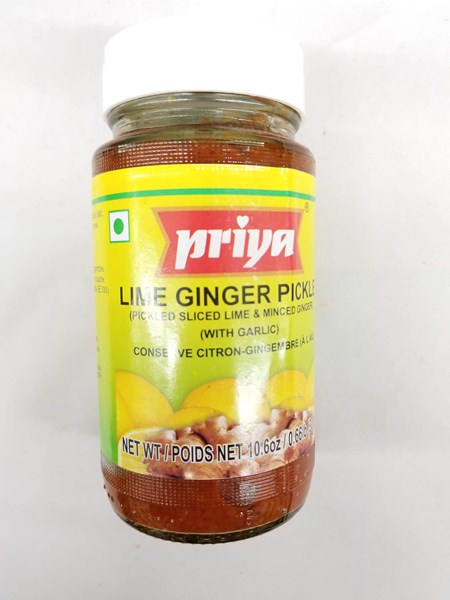 Priya Lime Ginger Pickle With Garlic