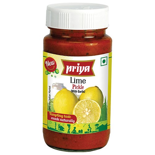 Priya Lime Pickle With Garlic