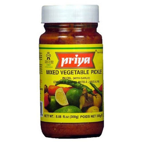 Priya Mixed Vegetable Pickle With Garlic
