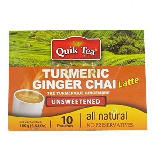 Quik Tea Turmeric & Ginger Unsweetened Chai Latte