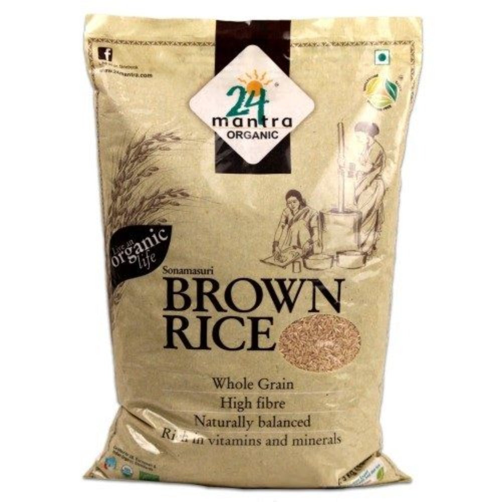 24 mantra Organic Sona masoori Brown Rice