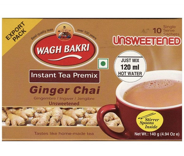 Wagh Bakri Unsweetened Ginger Tea Bags
