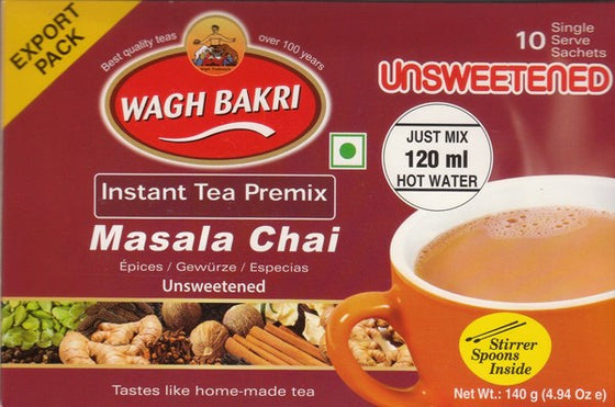 Wagh Bakri Unsweetened Masala Tea Bags